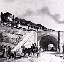 strada postale e la rotaia Ferdinandea presso il ponte di Brenta. Inaugurata 12.12.1842 dal nome dell'Imperatore d'Austria Ferdinando I°(Daniele Smbin)